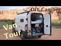 VAN TOUR | NYC contractor builds short 136 Promaster DIY Camper