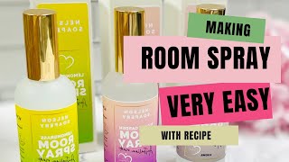 How to make room spray with recipe