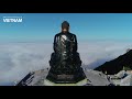 The statue of amitabha buddha the highest bronze statue in vietnam