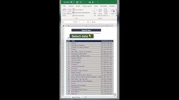 How to create Search Box in Excel #microsoftexcel #ytshorts #shorts #motivation