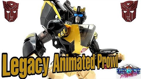 I am the Law!!! Legacy Evolution Animated Universe Prowl Transformer Review!