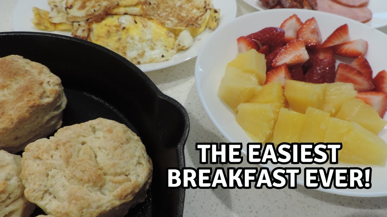 The EASIEST Biscuits Ever| Quick and Easy Family Breakfast |pantry ...