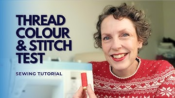 Hoe u garen op stof afstemt en uw steken test