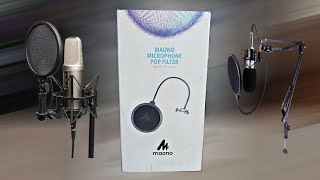 Maono Au-B00 Pop Filter Unboxing & Review