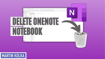How To Delete A OneNote Notebook