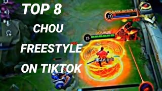 TOP 8 CHOU FREESTYLERS ON TIKTOK (mobile legend ✓)