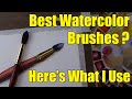 My Best Watercolor Brushes - My Favorite Brands