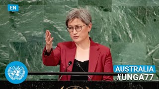 🇦🇺 Australia -Minister of Foreign Affairs Addresses UN General Debate, 77th Session (English)| #UNGA