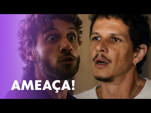 Ari vai pra cima de Gil e ameaça o amigo se ele lhe entregar a Guerra! | Travessia | TV Globo