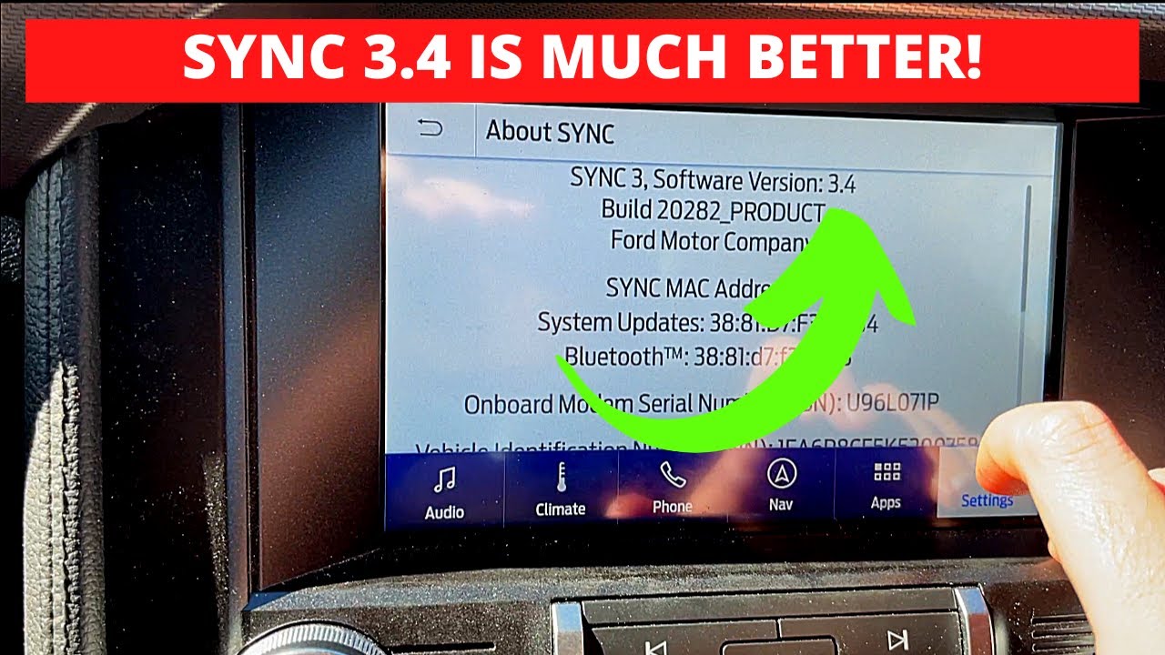 Software Updates for SYNC® 4 & 4A