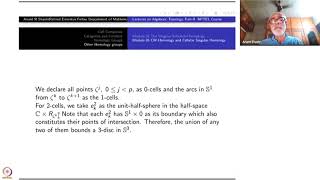 Week 8-Lecture 37 : CW structure and CW homology of Lens Spaces