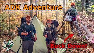 Adirondack Wilderness Deer Hunting Adventure | Hot Tent Camping in the Big Woods