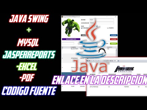 JAVA + BASE DE DATOS (MYSQL) + REPORTES EXCEL Y PDF (JASPER)  + CÓDIGO FUENTE /SOURCE CODE