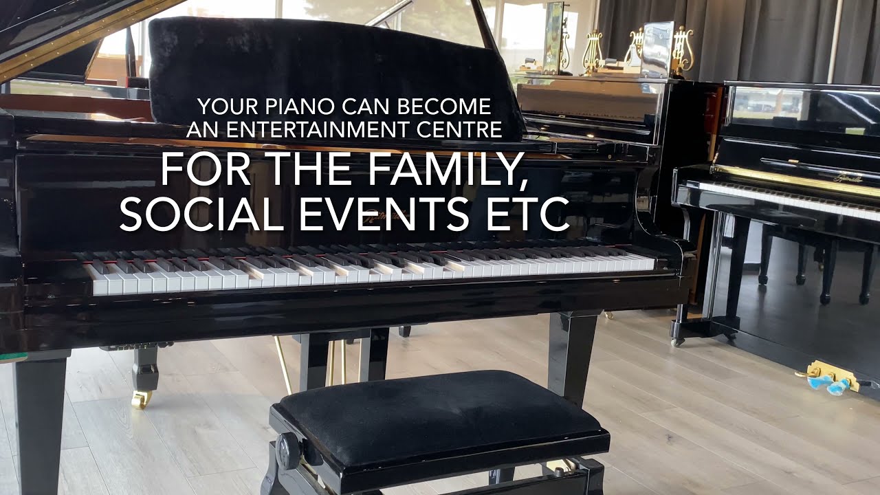 Automatic Grand Piano - QRS Elton John`s Rocket Man. Player piano sound, & magic in Edmonton