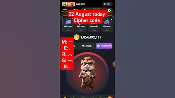 22 August daily cipher code hamster Kombat | today cipher code | cipher code today HAMSTER KOMBAT