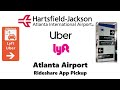 Atlanta Airport (ATL) - Uber &amp; Lyft Pickup Area