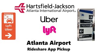 Atlanta Airport (ATL) - Uber &amp; Lyft Pickup Area