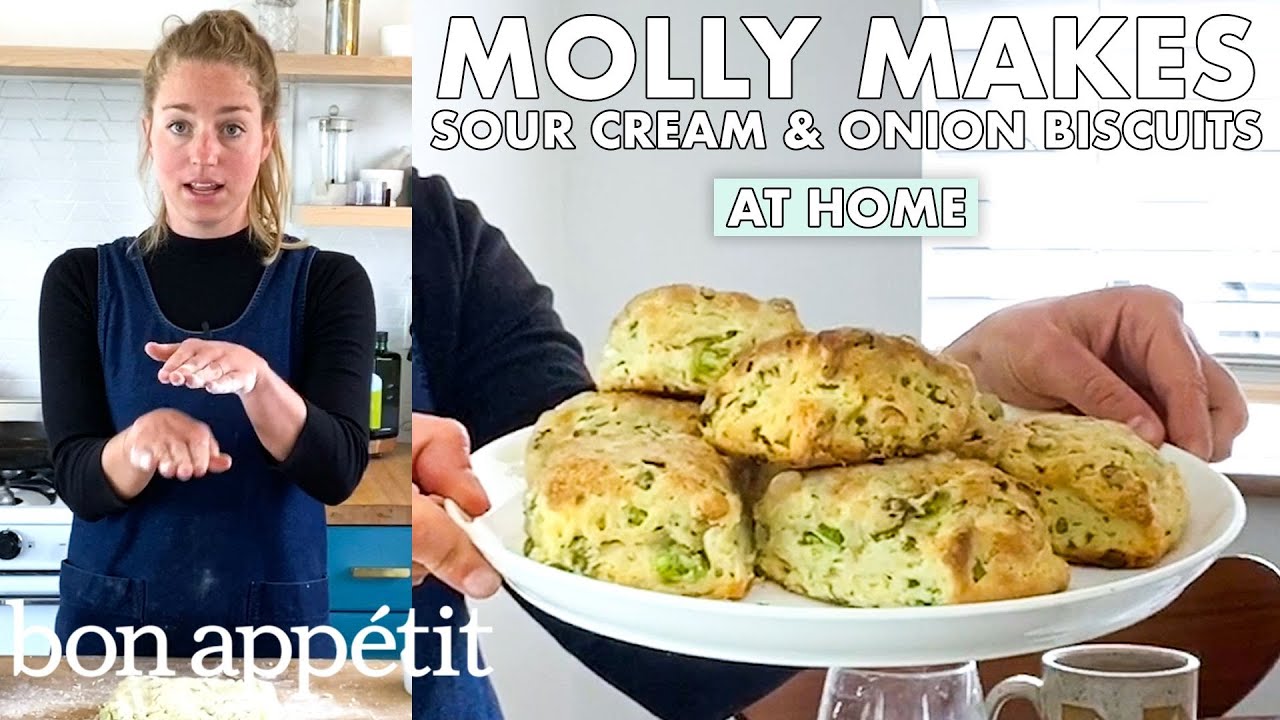 Molly Makes Sour Cream and Onion Biscuits   From the Home Kitchen   Bon Apptit