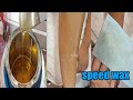 Speed wax/perfect waxing technique/painless waxing/hand wax/waxing process hand/How to do waxing/wax