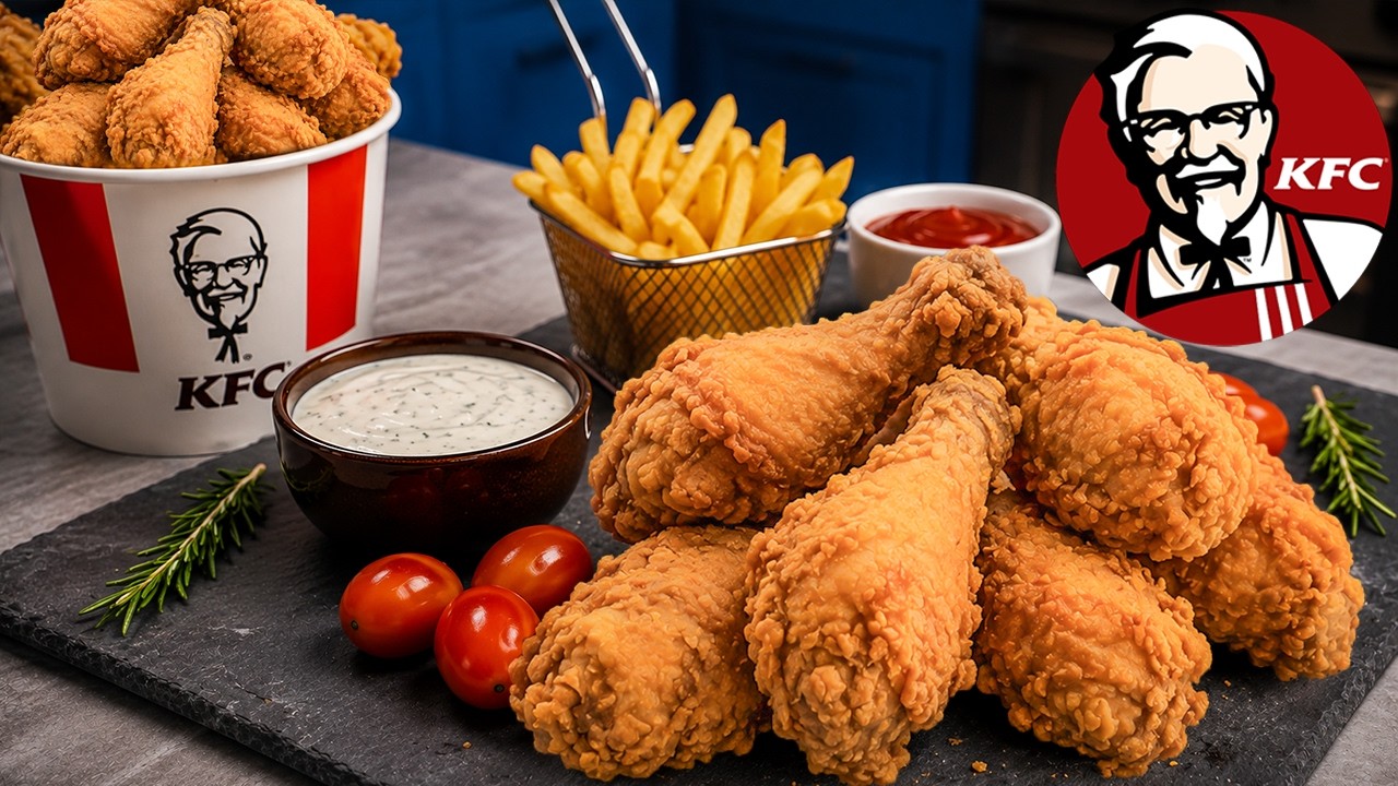 שוקי עוף מטוגנות בסגנון KFC