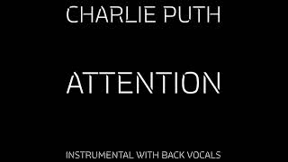 Charlie Puth - Attention (Instrumental Version With Back Vocals)