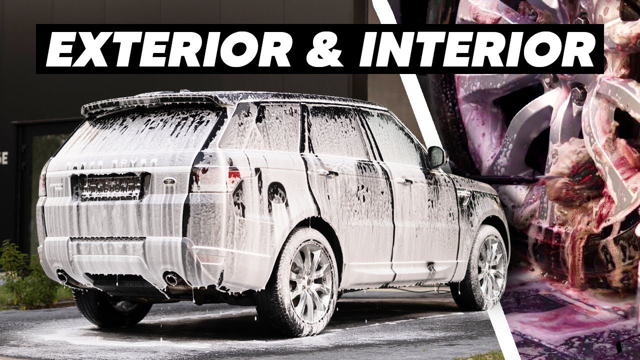 Deep Cleaning A Range Rover Sport! Complete Full Car Interior & Exterior  Detailing! 