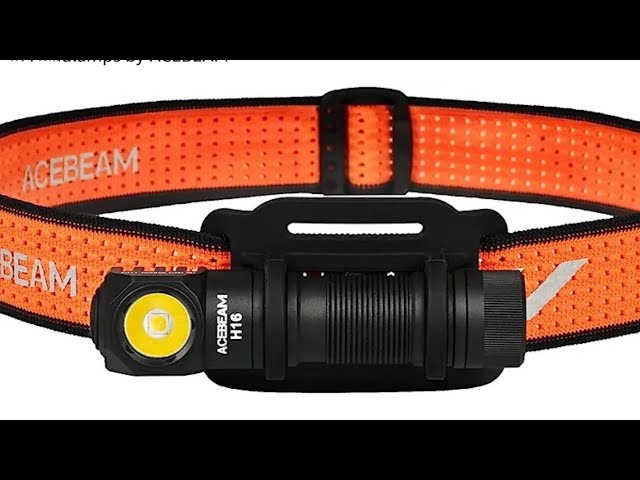 ACEBEAM H16 Lampe frontale LED rechargeable 650 lumens élevés