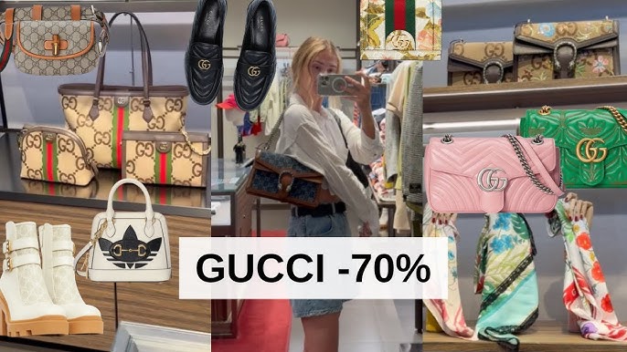 The Gucci Outlet Store Always Have a Long Line 