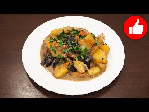 ВСЕГДА МАЛО, СКОЛЬКО НЕ ПРИГОТОВИШЬ! ЖАРКОЕ С МЯСОМ И ГРИБАМИ В МУЛЬТИВАРКЕ, РЕЦЕПТ. МУЛЬТИВАРКА