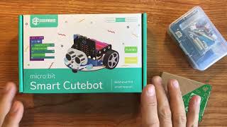 Montaje del kit Smart Cutebot + Li Battery Pack + Microbit