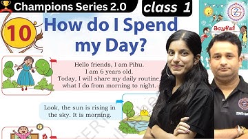 How do I Spend my Day? | Class-1 Maths NCERT Joyful Chapter 10 हिंदी Explanation & Solution