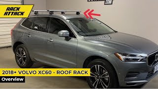 Volvo XC60 with Thule EVO Flush WingBar EVO Roof Rack Crossbars