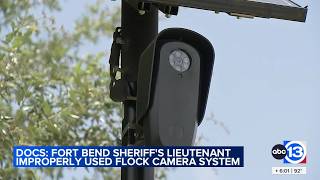 Fort Bend County Sheriff's Office lieutenant admits to improper use of Flock cameras per docs