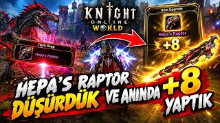 Hepa's Raptor +4 Düşürdük tak tak +5 reb yaptık izle #up  @OfficialNTTGame @KnightOnlineNTTGame