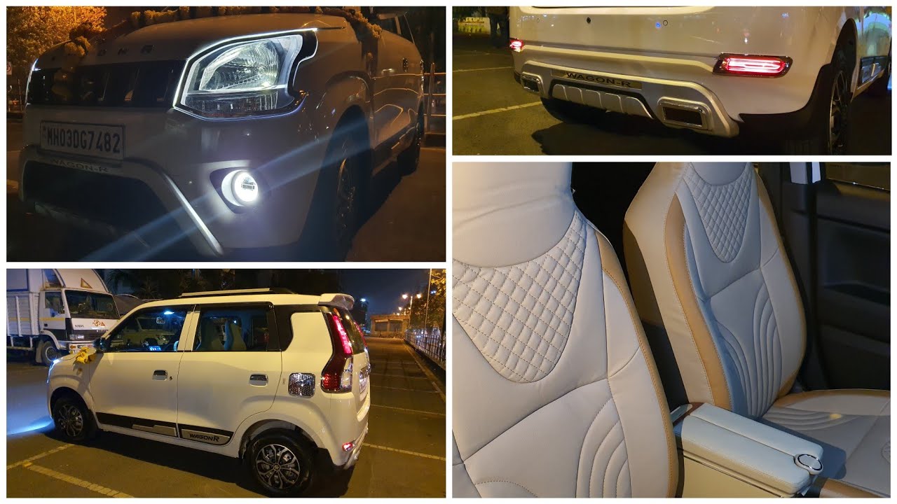 Wagonr 2020 Modified|white chrome concept|premium interior|📞9820187037 ...
