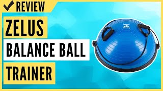ZELUS Balance Ball Trainer Half Yoga Exercise Ball Review