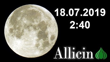 Moon Close up 18 July 2019 Full Moon