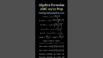 AMC 10/12 A B 2025 Preparation | 2024 Algebra, UKMT, BMO 1 & 2 Problems & Solutions | Crash Course