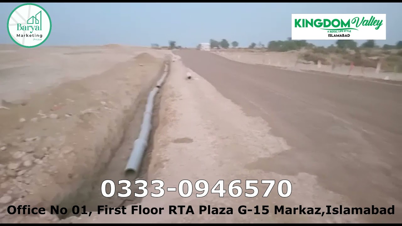 Kingdom Valley Sewerage work in Progress.