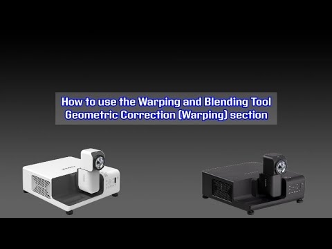 Using the Warping and Blending Tool-Warping (Geometric Correction)- /FUJIFILM