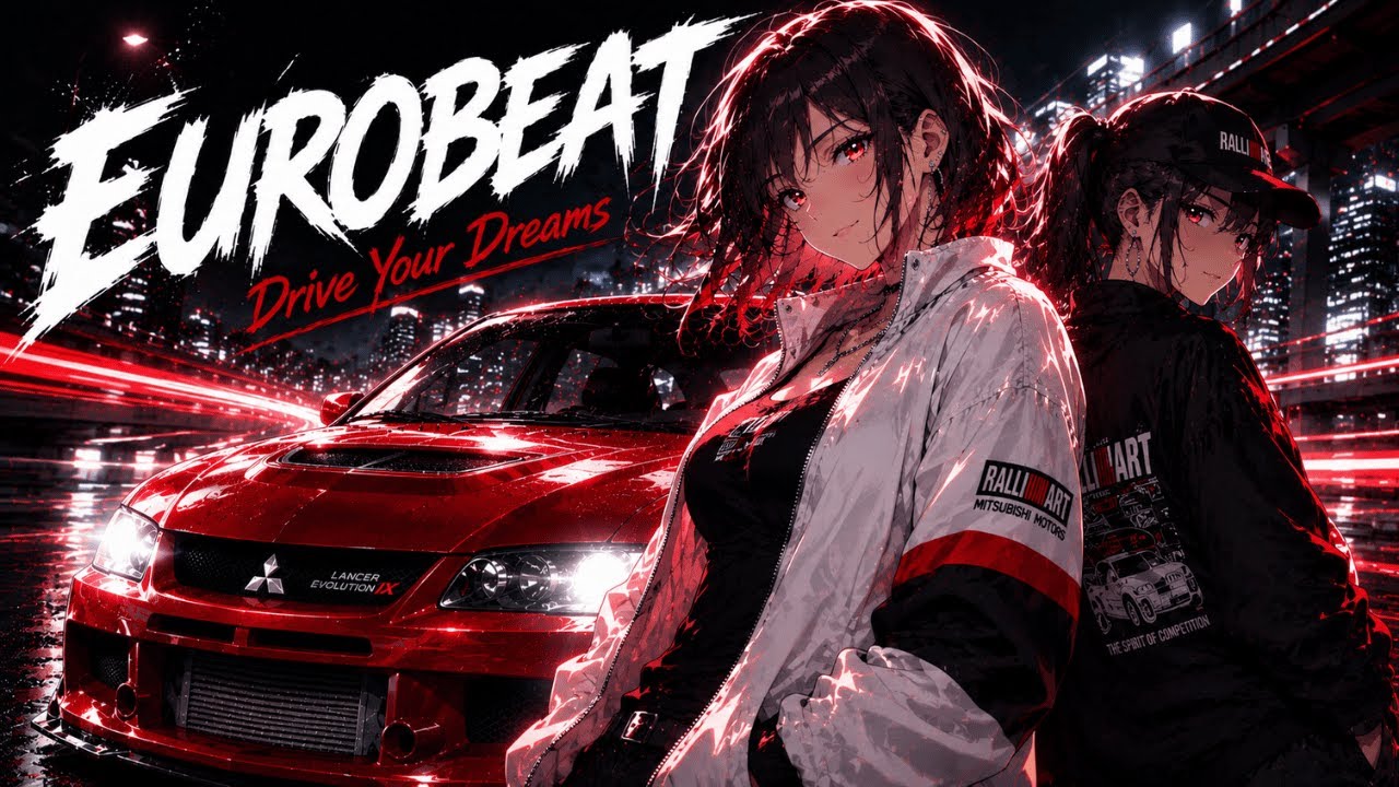 GRIT】Hit the Gas, Never Look Back｜Japanese Eurobeat Night Drive