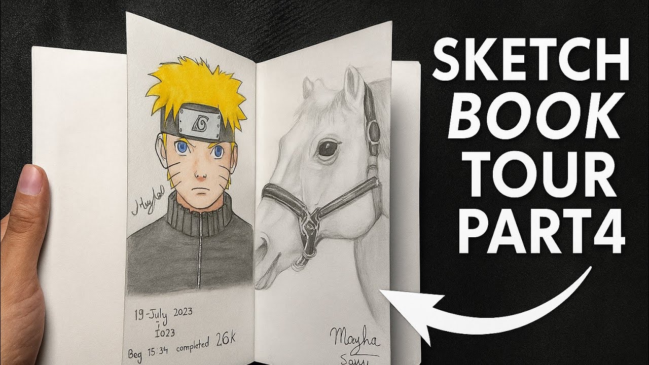 🔥DRAWING BOOK TOUR part 4 😨( just Laugh at my drawing ) - YouTube