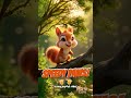 Hello I'm Soku the Squirrel 🐿️ | Fun Kids Song | Cartoon Animation | YouTube Shorts