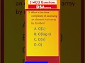 Part 1 - MCQ on Data Structures & Algorithm  | DSA Interview Q&A
