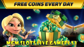 MGM Slots Live Gameplay - Unlocking Luxor screenshot 5