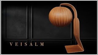 Wooden Dome Lampshade | Woodworking | Bent Veneer Wood | Master Carpenter | 2021 Joinery Design Lamp