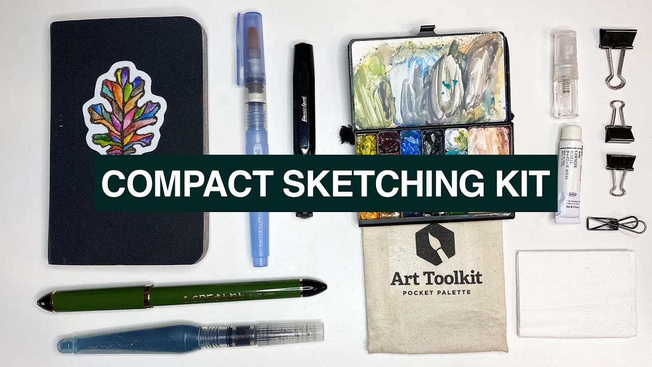 My current sketch kit. And sketching standing up. | Sketch Away: Travels  with my sketchbook