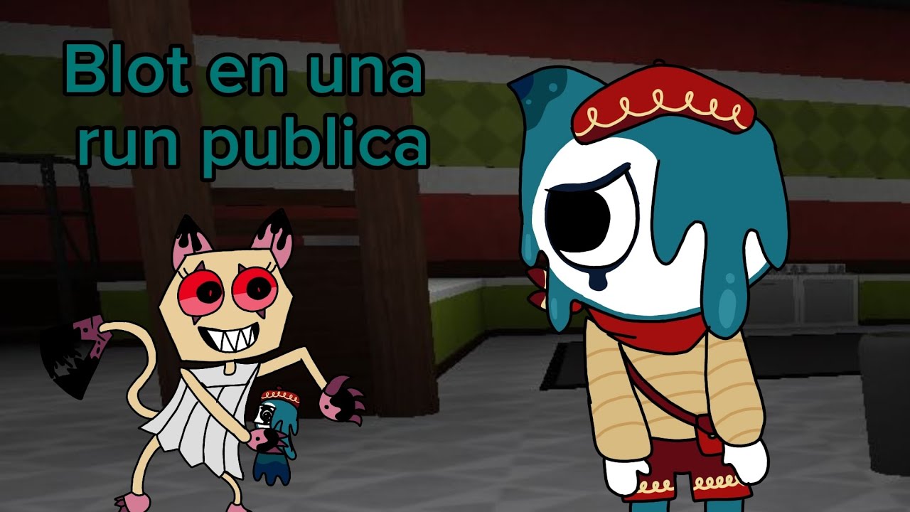 Jugando con blot en run publica // dandys world 