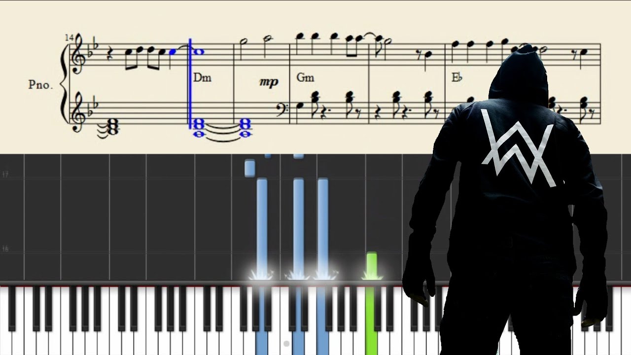Alice overal baseren Alan Walker - Alone - Piano Tutorial + SHEETS - YouTube
