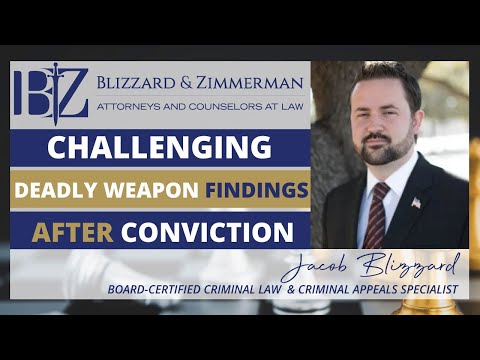 Discover How to Challenge Deadly Weapon Findings in Your Texas Criminal Case